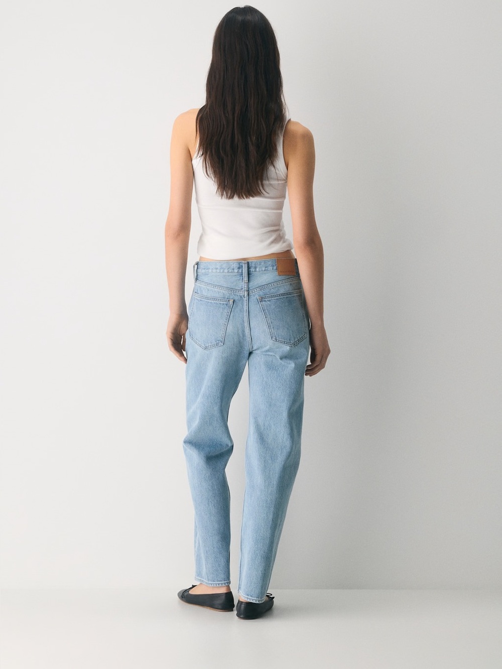 Aritzia denim forum the 90’s iggy lo rise baggy size 27 light wash 31” - Picture 3 of 8